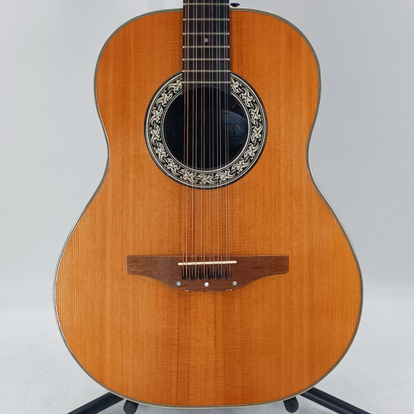 Used Ovation 1712 CUSTOM BALLADEER Vintage Solid Top Acoustic