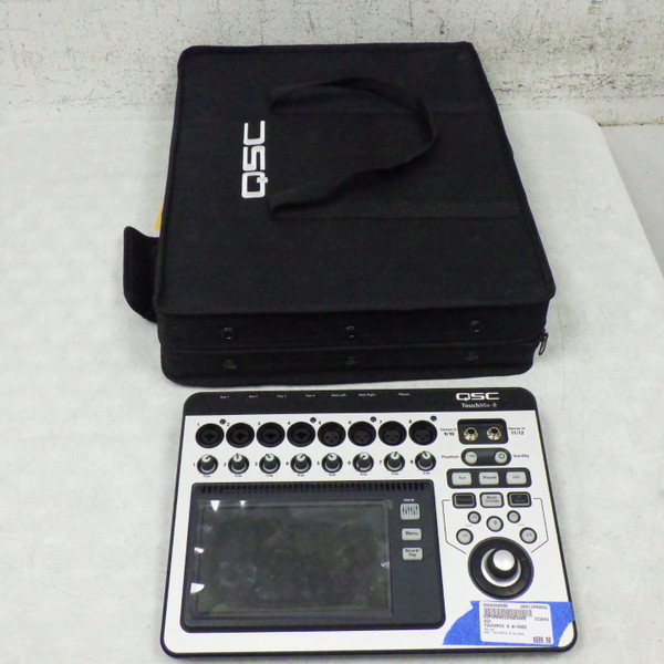 Used QSC TOUCHMIX 8 W/CASE Mixing Console