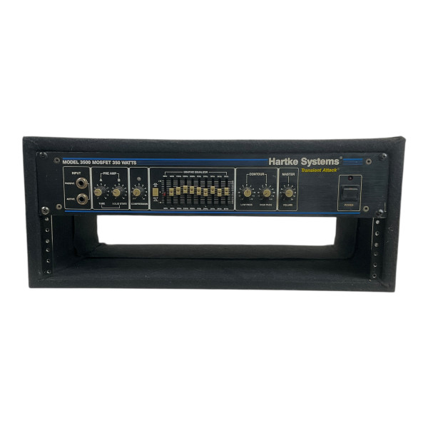 Used Hartke HA3500 Rackmount Bass Amplifier Head