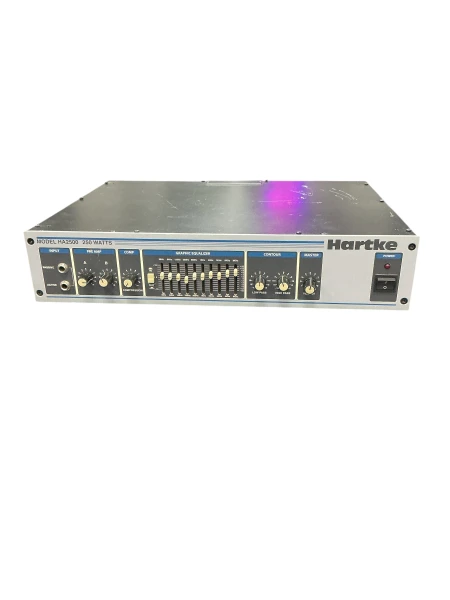 Used Hartke HA2500 BASS AMP HEAD Rackmount Bass Amplifier Head
