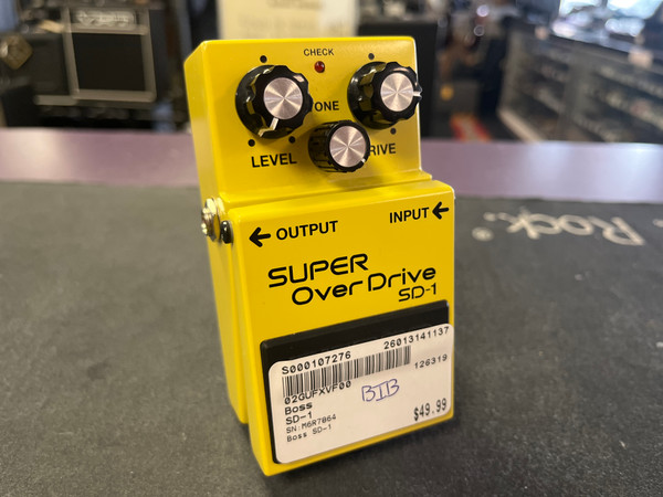 Used Boss SD-1 Super Overdrive Pedal