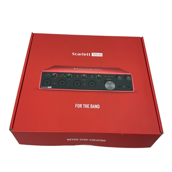 Used Focusrite 18I20 2ND GEN Computer Interface 2 A/D Recording Inputs