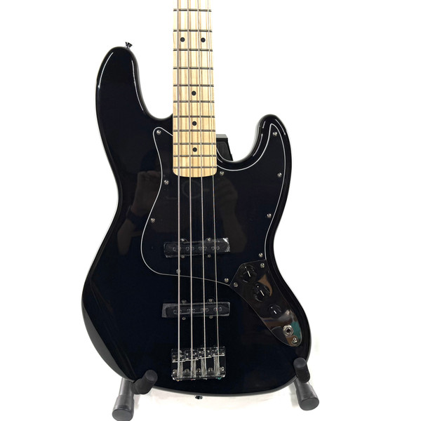 Used Squier AFFINITY JAZZ BASS J Type Bass Guitar Black 4-String