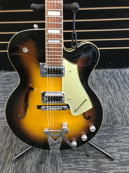 Used Gretsch 7680 CHET ATKINS SUPER AXE Electric Guitar Black 6-String