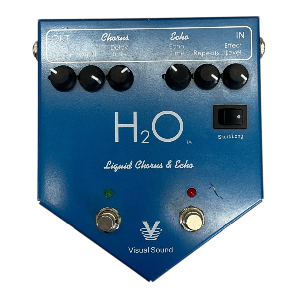 Used Visual Sound H2O V2 CHORUS/ECHO Chorus Pedal