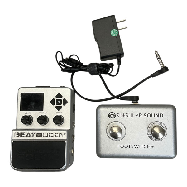 Used BeatBuddy DRUM MACHINE PEDAL W/ FOOTSWITCH 16GB Card Guitar