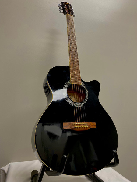 Used Gretsch G9520-BLK JIM DANDY FLAT TOP Laminate Top Acoustic