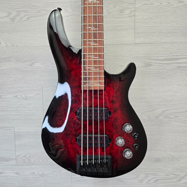 Used Jackson X Series Concert Bass CBXNT DX IV - Rocket Red