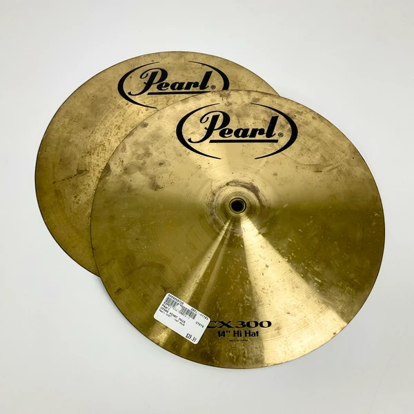Pearl シンバル CX 14インチ Hi Hat Top/Hi Hat Bottom 2枚セット パール ドラム 楽器 札幌市 白石店 Pearl CX シンバルセット。14