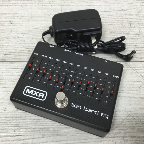 Used MXR 10 BAND EQ BLACK BOX EQ Pedal
