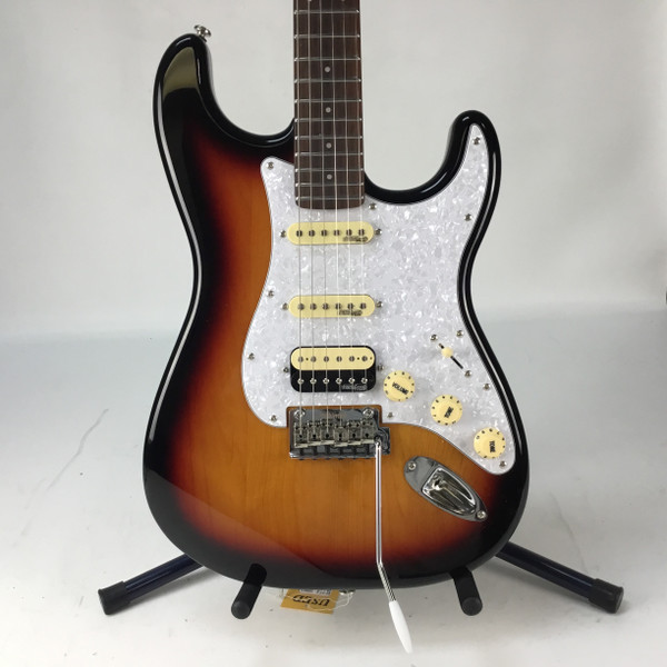 Used BUSKERS STRAT S Type Electric Guitar Tobacco Sunburst 6-String