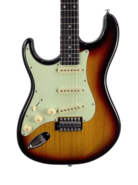Used BUSKERS STRAT S Type Electric Guitar Tobacco Sunburst 6-String