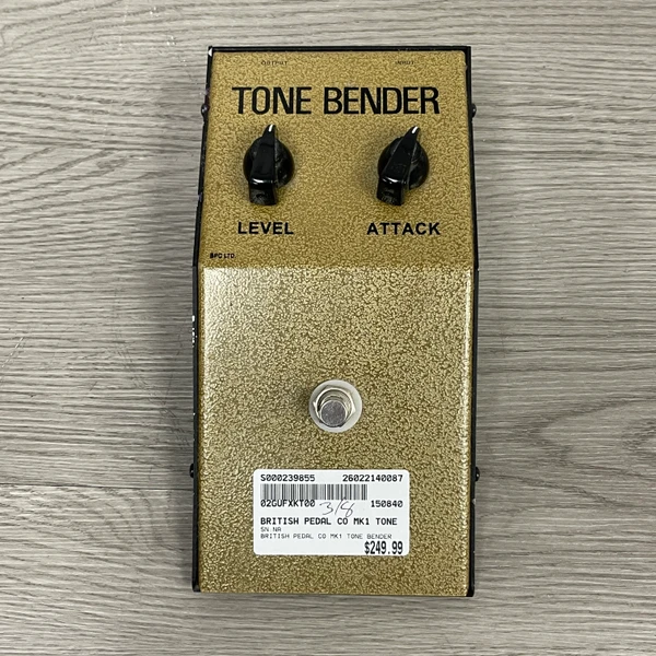 Used BRITISH PEDAL CO MK1 TONE BENDER Fuzz Pedal