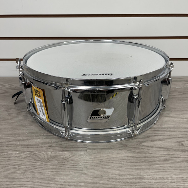 Used Ludwig 14X6.5 BACKBEAT ELITE SNARE Metal Snare Drum 14