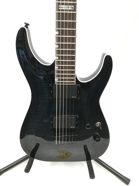 Used Schecter JEFF LOOMIS 7 JL7FR Super S Electric Guitar Red 7-String