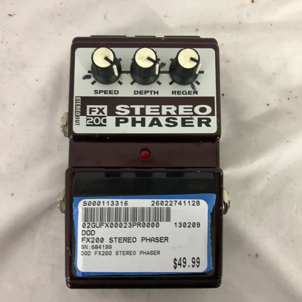 Used DOD FX-20B STEREO PHASER Phaser Pedal