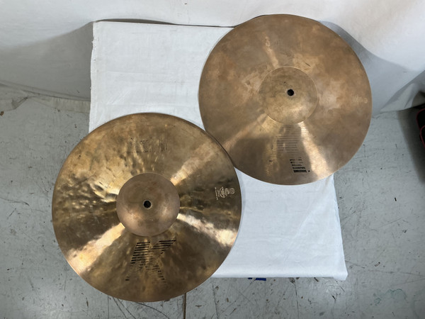 Used Zildjian 15 NEW BEAT HI HATS Hi Hat Cymbals 15