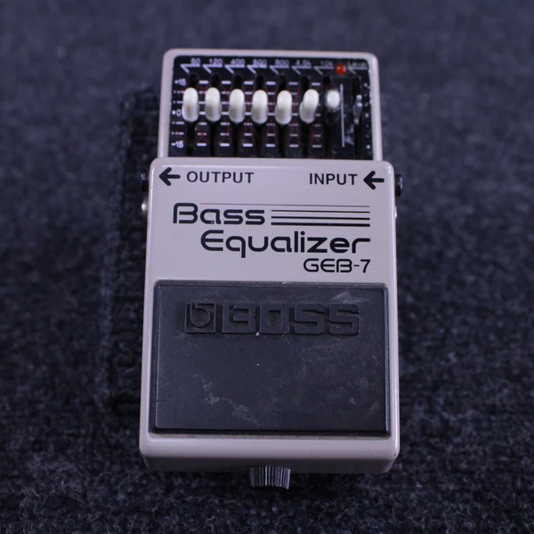 BOSS Bass Equalizer GEB-7 【元箱付き】 Boss GEB-7 7-band Bass EQ Pedal | Sweetwater