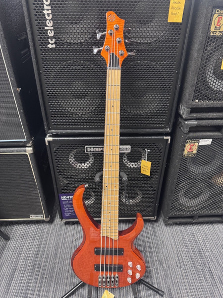 Used Ibanez BTB675 5 STRING BASS P Type Bass Guitar Wood 5-String
