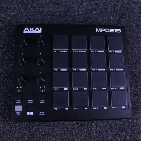 Used Akai MPD 218 Pad Controller Pad