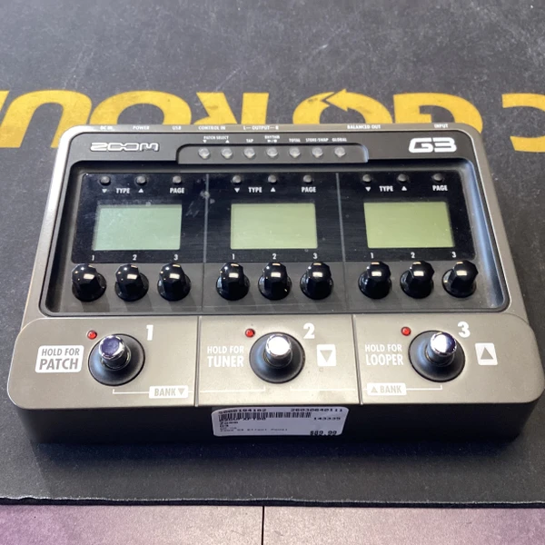 Used Zoom B3N MULTI FX PEDAL Floorboard Effect