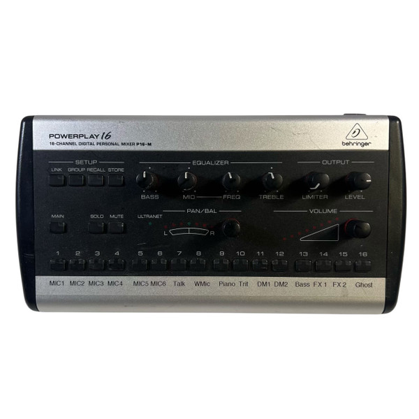 Used Behringer POWERPLAY P16-M NO A/C Compact Mixer