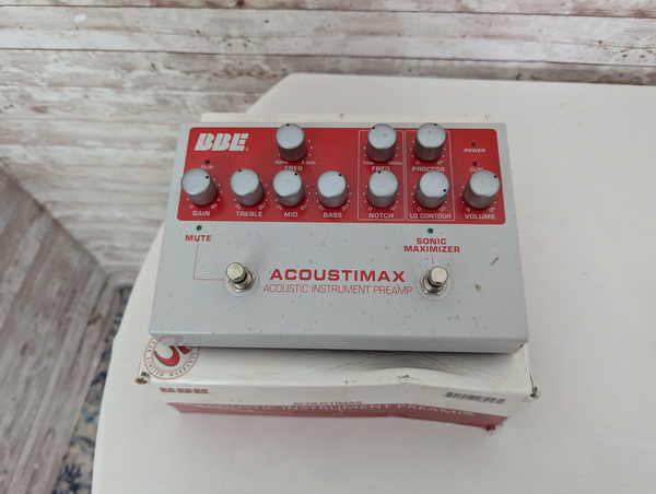 Used BBE ACOUSTIMAX Accoustic PreAmp Pedal