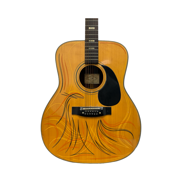 Used Stella HARMONY 6137 Vintage Solid Top Acoustic Guitar Natural
