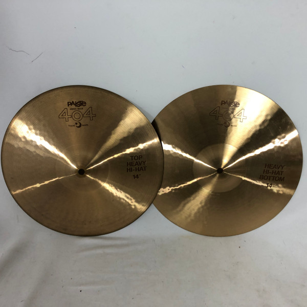 Used Paiste 2002 SOUND EDGE HI HAT 14 Vintage Hi Hat Cymbals 14