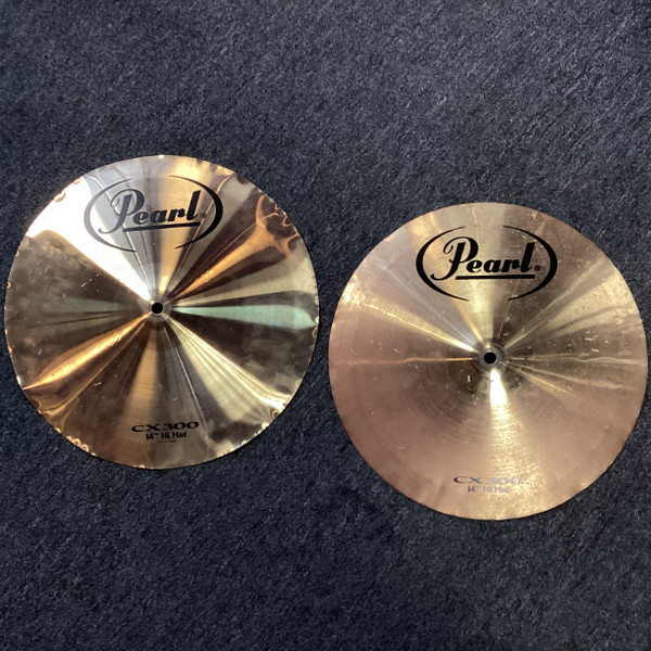 Pearl シンバル CX 14インチ Hi Hat Top/Hi Hat Bottom 2枚セット パール ドラム 楽器 札幌市 白石店 Pearl 14