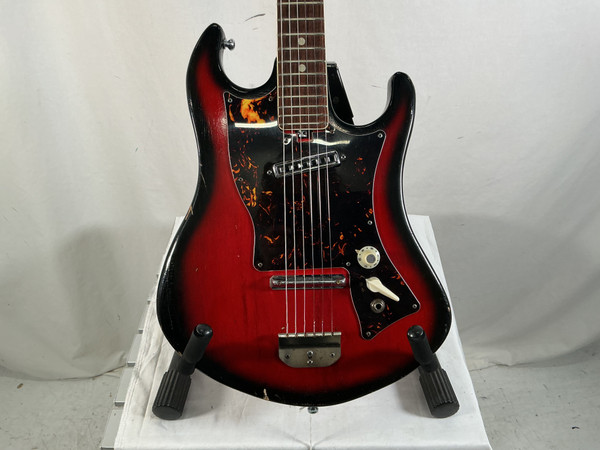 Used Vox METEOR V233 Vintage Electric Guitar Red 6-String