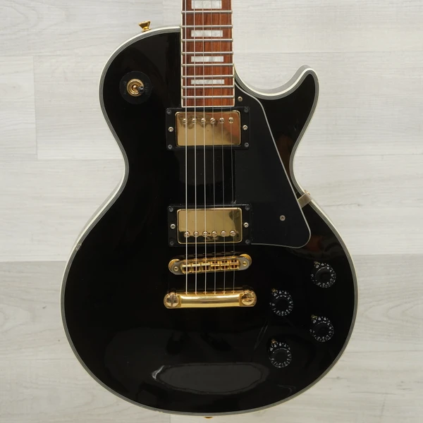 Used Fernandes Burny RLC-55 Reissue Electric Guitar Black