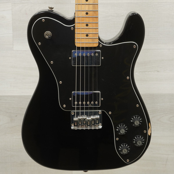 Used Squier Vintage Modified Tele Custom II Electric Guitar Black