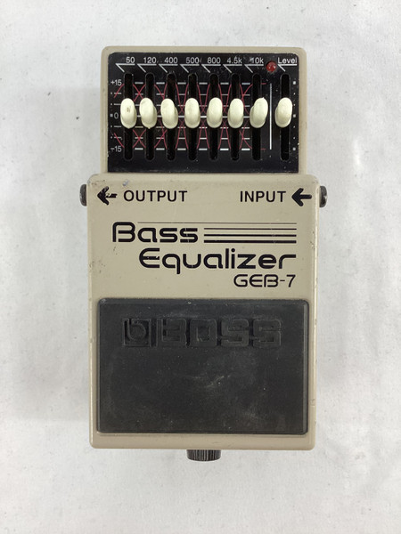 【美品】BOSS Bass Equalizer GEB-7 Boss GEB-7 Bass Equalizer Pedal