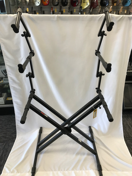 Used Quik Lok Z-726 KEYBOARD STAND Tiered Keyboard Stand