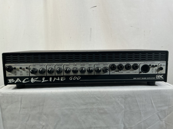 Used GALLIEN KRUEGER BACKLINE 600 Bass Amplifier Head