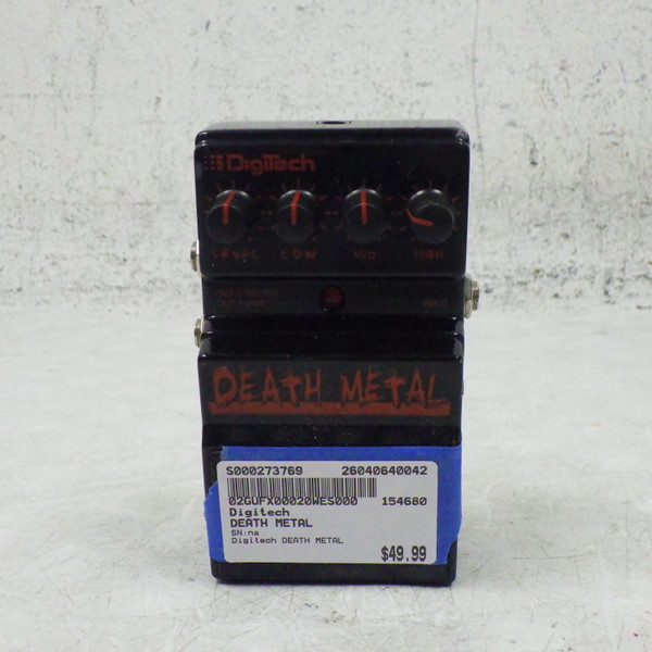 Used Digitech DEATH METAL Distortion Pedal