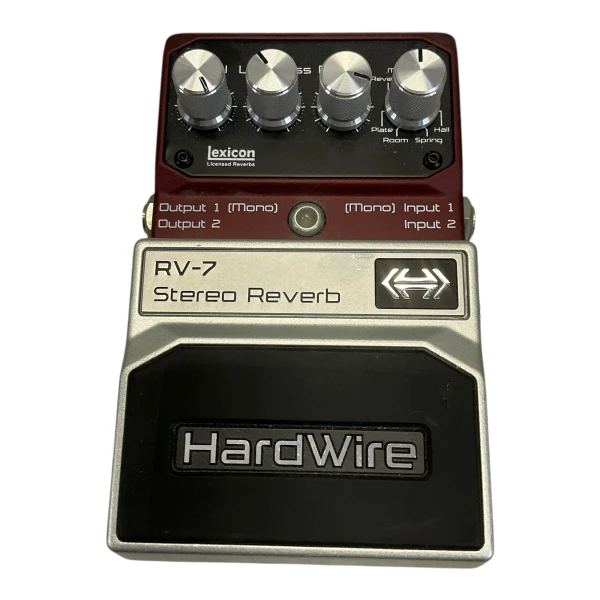Used Digitech HARDWIRE RV-7 STEREO REVERB PEDAL Reverb Pedal