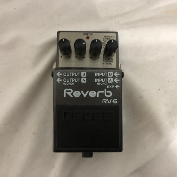 Used Boss RV-6 Reverb Pedal
