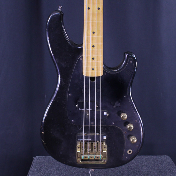Used Squier MUSICMASTER BASS Vintage P Type Bass Guitar Black 4-String