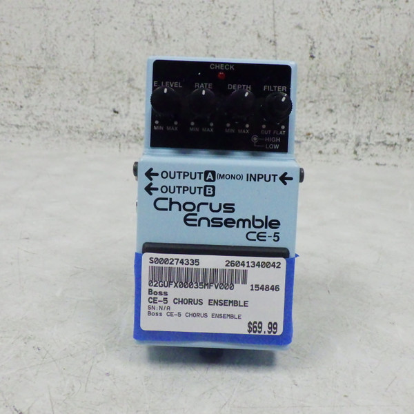 Used Boss CE-5 CHORUS ENSEMBLE Chorus Pedal