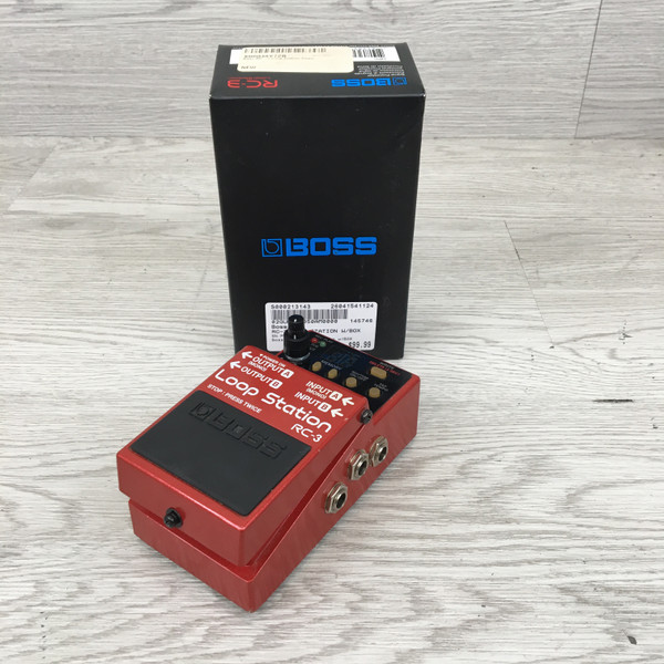 Used Boss RC-3 LOOP STATION W/BOX Looper Pedal