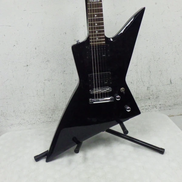 Used Silvertone PAUL STANLEY PSAP1 Pointy Electric Guitar Black 6