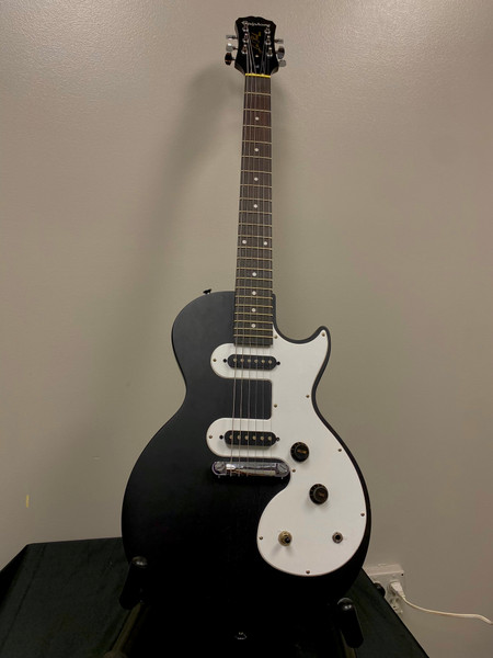 Used Epiphone LES PAUL JUNIOR BLACK SPARKLE LP Type Electric