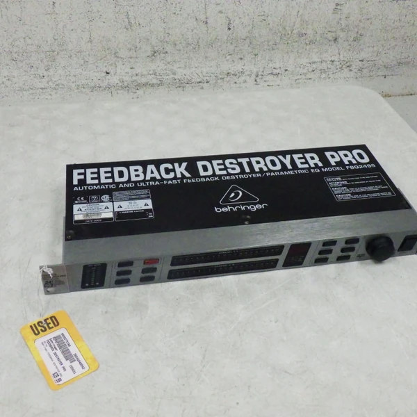 Used Behringer FB-D FEEDBACK DESTROYER Pro Sound Effects Unit