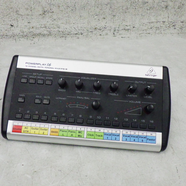 Used Behringer POWERPLAY 16 P16-M W POWER Pro Sound Product