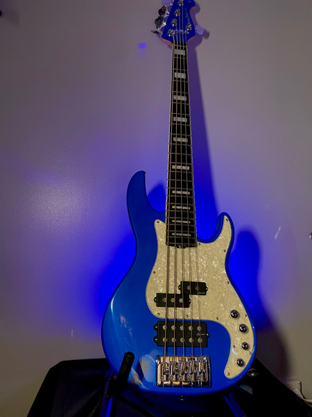 Used Ibanez SR500 J Type Bass Guitar Blue 4-String