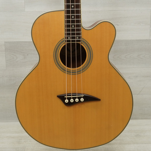 Used Applause AE-40 ACOUSTIC BASS Acoustic Bass Guitar Black 4-String
