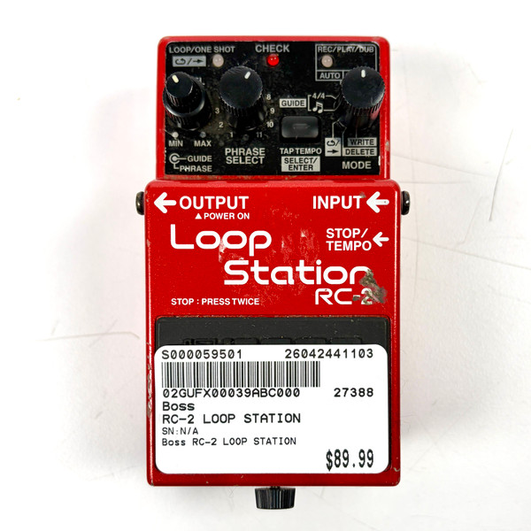Used Boss RC 30 LOOP STATION Looper Pedal
