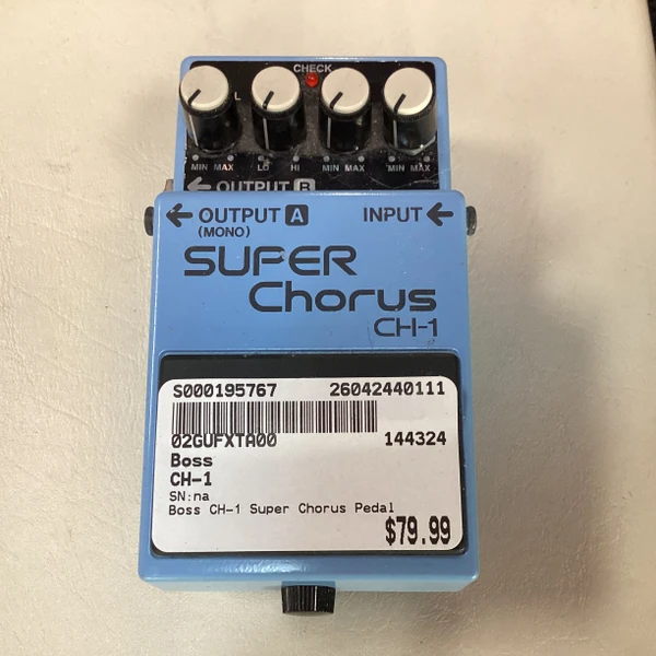 Used Boss CH-1 SUPER CHORUS Chorus Pedal